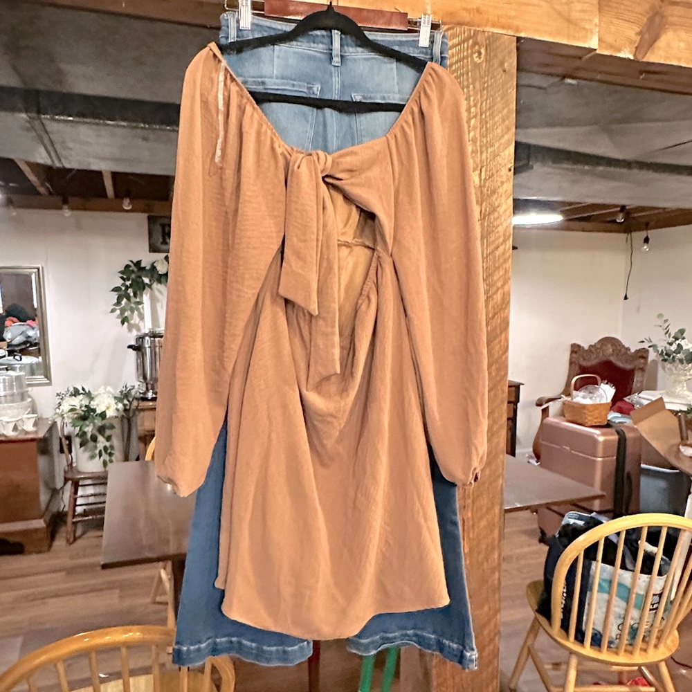 Tan dress - Dry Goods - never worn